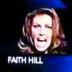 Faith Hill meltdown at CMA awards.  Joke or not, was a dumb thing to do.